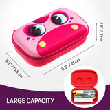 ZIPIT Beast Storage Box, Pencil Box for Girls, Pony