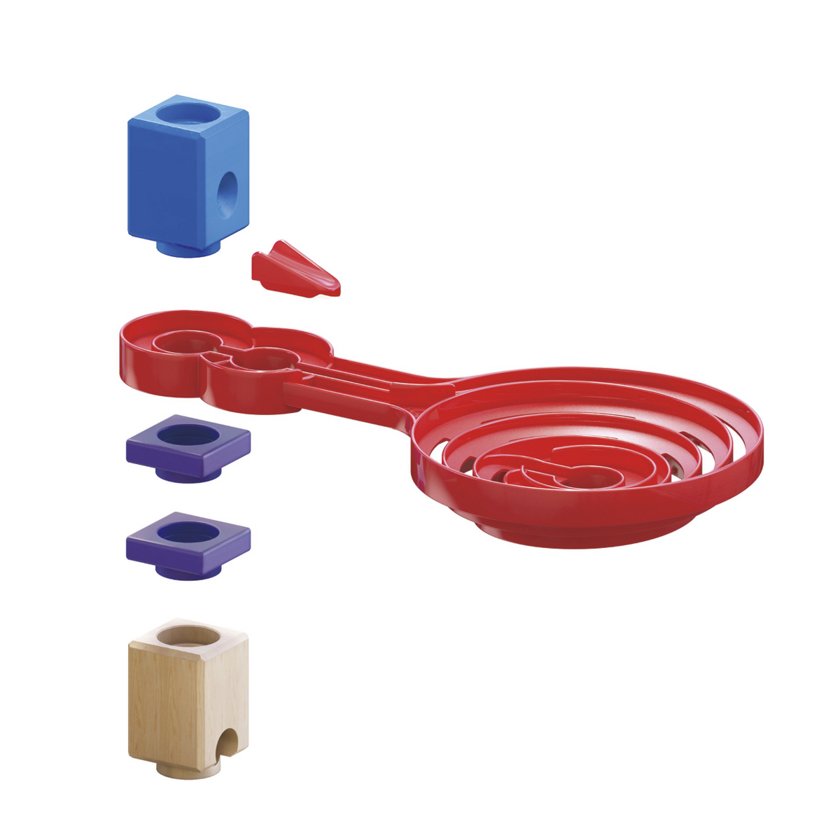 Quadrilla Marble Run - Double Sided Spiral Twist – Speckled Frog