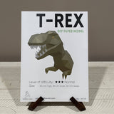 T-Rex 3D PaperCraft Wall Art, PaperCraft Origami Model