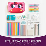 ZIPIT Beast Storage Box, Pencil Box for Girls, Pony