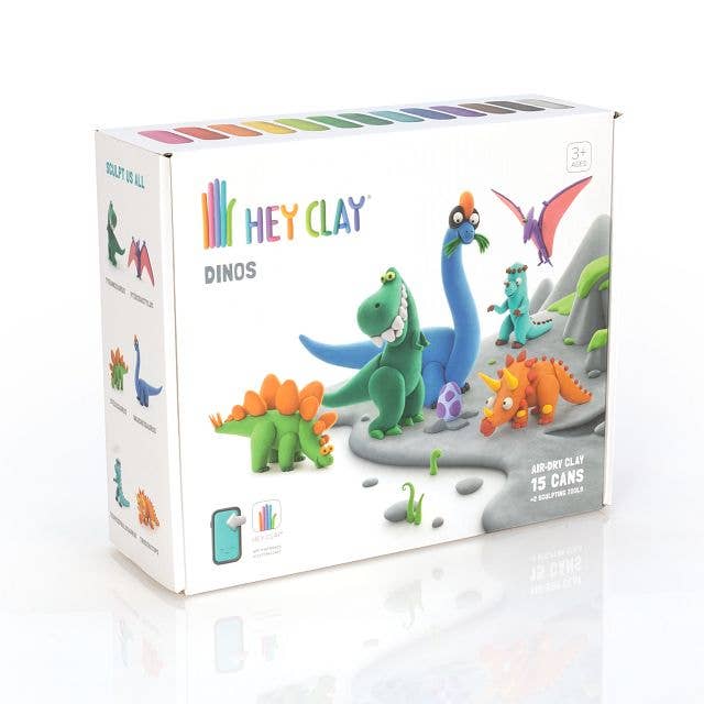 Hey Clay, Air Dry Clay Dinosaur Kit