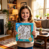3D Coloring Slides  - Mermaid