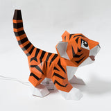 Baby Tiger Origami Model