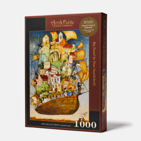 Big Travel; 1000-pc Velvet-Touch Jigsaw Puzzle