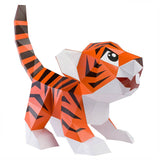 Baby Tiger Origami Model