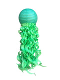 Groovy Green Jellyfish Paper Lantern