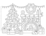 Notebook Doodles Christmas - Holiday Coloring Book