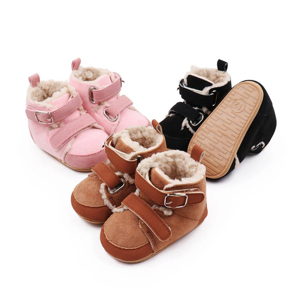 Double Strap Baby Booties