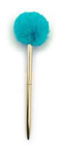 PLUSHEST POM POM PEN - TURQUOISE