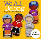 WE ALL BELONG Magnetic Dress-Up Activity Set