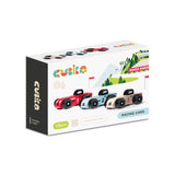 Cubika Wooden Vehicle Set Racing Cars