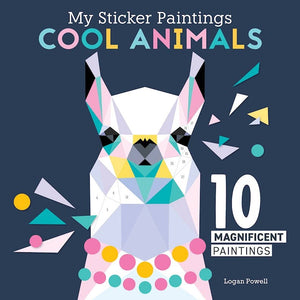 My Sticker Paintings: Cool Animals -Children's Activity Book