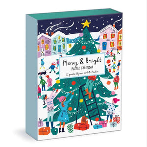 Louise Cunningham Merry and Bright 12 Days of Christmas Advent Puzzle