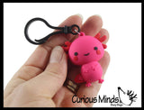 Axolotl  Clip For Keychain, Backpack