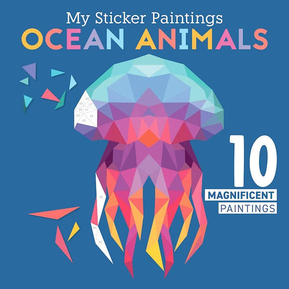 My Sticker Paintings: Ocean Animals -  Kid's Activity Book