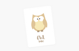 Woodland Animal Flashcards