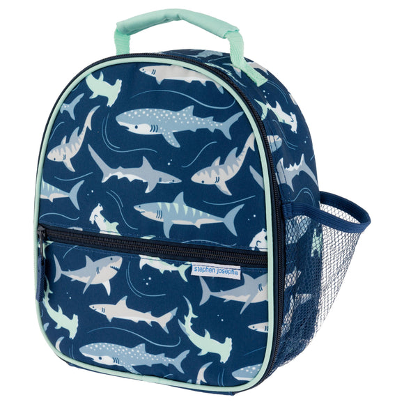 All Over Print Lunchboxes: Navy Shark