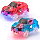 2 Light Up Racer Cars for JitteryGit Tracks