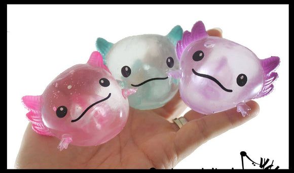 Axolotl Splat Ball -  Water Filled Splat Stress Ball