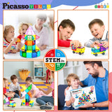 PicassoTiles - 101 Piece Magnetic Tileset