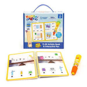 Hot Dots Numberblocks 11-20 Activity Book