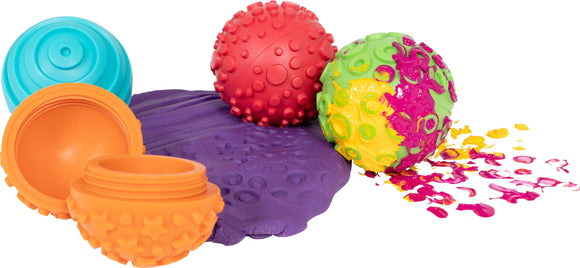 Paint and Dough Texture Spheres - Set of 4