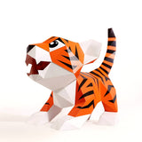 Baby Tiger Origami Model