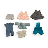 Suitcase - Rabbit & Mouse Wardrobe - Stuffed Toy - Moulin Roty