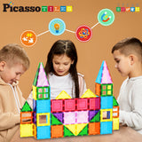 PicassoTiles - 101 Piece Magnetic Tileset