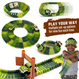 Dinosaur Race Car Track Set