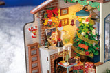 DIY Miniature House Kit: Christmas Snow House