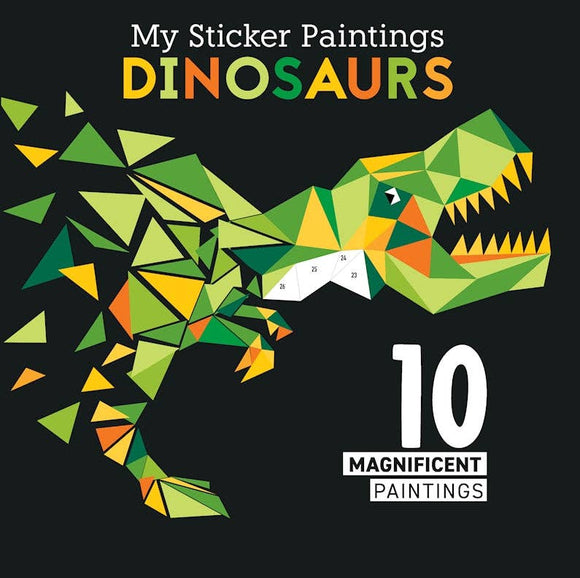 My Sticker Paintings: Dinosaurs - Children's Activity Book