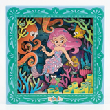3D Coloring Slides  - Mermaid