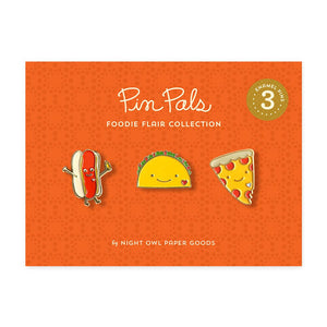 Fun Food Enamel Pin Gift Set