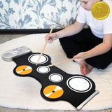 Flexible Roll-Up Educational Electronic Drum Kit