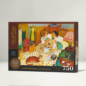 A Good Morning; 750-pc Velvet-Touch Jigsaw Puzzle