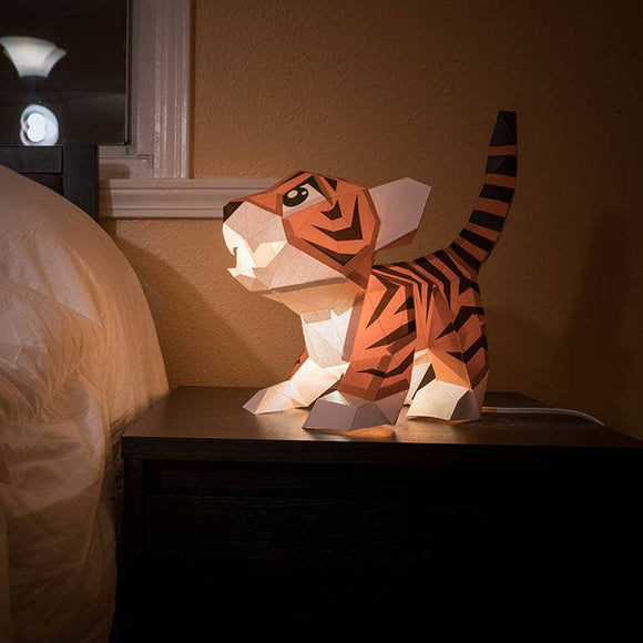 Baby Tiger Origami Model