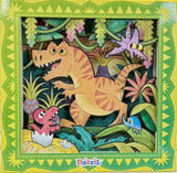 3D Coloring Slides  - Dinosaur