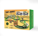 Dinosaur Race Car Track Set