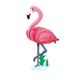 3D Wooden Puzzle with Paint Kit: Flamingo