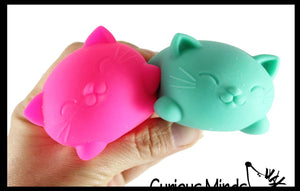 Cat Nee Doh Soft Fluff- Filled Squeeze Stress Ball