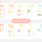 Letter Sounds Phonics Flashcards