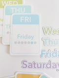 Calendar (Days, Months, Seasons) Flashcards and Magnets