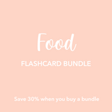 Food Flashcards Bundle