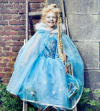 Ice Queen Costume Dress – Carnival & Festive Use (3 sizes)