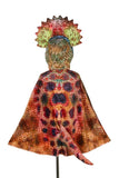 Triceratops Dragon Costume Cape for Kids - Carnival & Festive Use - sz 4–7 yrs