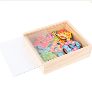 Colorful Magnetic Letters