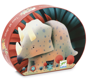 Silhouette Teo The Dinosaur Puzzle