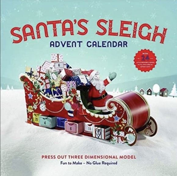 Santa's Sleigh Advent Calendar