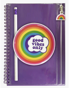 Good Vibes Only Pencil Pouch Journal